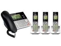 VTech 3-Handset DECT 6.0 Cordless Phone with...