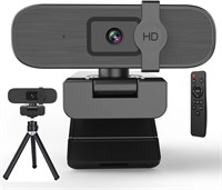 NEW-4K PC Webcam with Mic & Remote