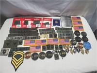 Military patches/pins