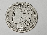 1903 S Silver Morgan Dollar Coin