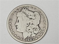 1883 Carson City Morgan Silver Dollar Coin