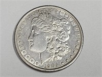 1901  S Silver Morgan Dollar Coin