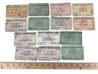 (14) Baltimore & Ohio Railroad Passes, 1920 -