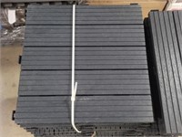 Easy Tile - (12" x 12") Black Deck Tiles