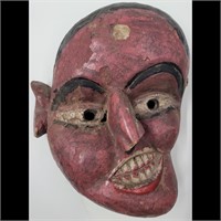 Antique “Twister” Mask. Tharu People, Nepal.