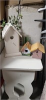Group of birdhouses largest 11"h