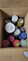 Box of spray paints not tested