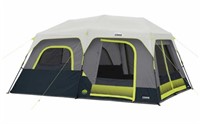 Core E - 10 Person Lighted Tent (W/Zip Bag)