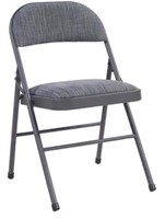 Maxchief - Foldable Grey Metal Chairs (In Box)