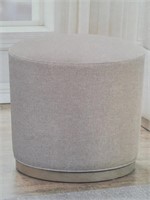 Synergy - Grey Fabric Swivel Ottoman (In Box)
