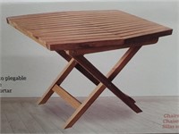 Melino - Foldable Patio Side Table