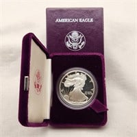 1989-S Proof Silver American Eagle