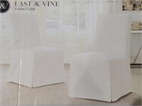 East & Vine - Slipcover Dining Chairs (In Box)