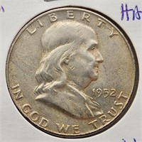 1952-D Silver Franklin Half Dollar UNC