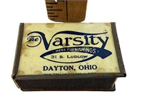 Dayton Ohio Varsity Men’s Furnishings advertising
