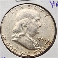 1961 Silver Franklin Half Dollar
