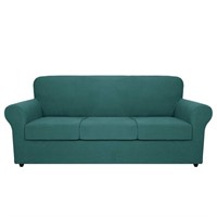 MAXIJIN 4 Piece Couch Covers for 3 Cushion...