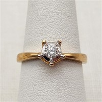 10K Gold Diamond Ring