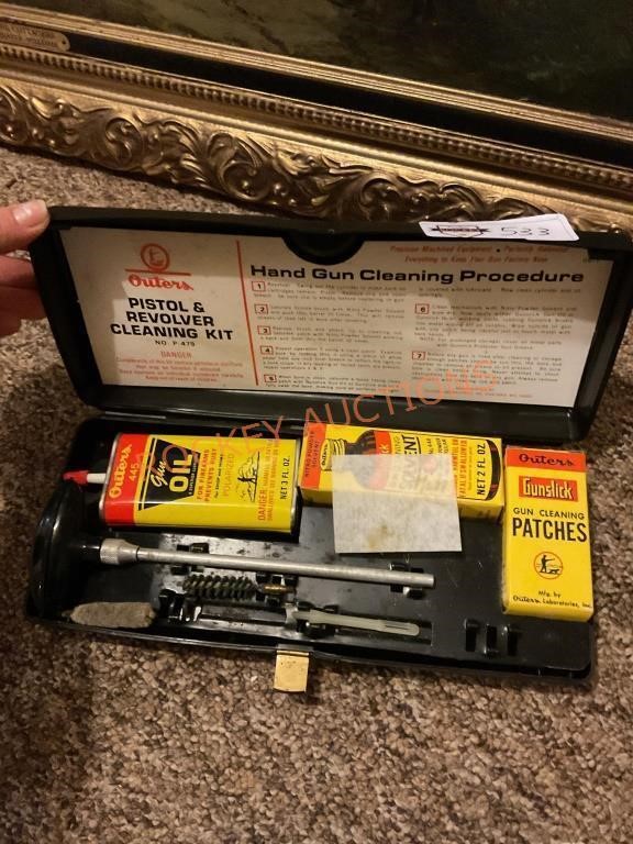 Outers pistol, and revolver cleaning kit