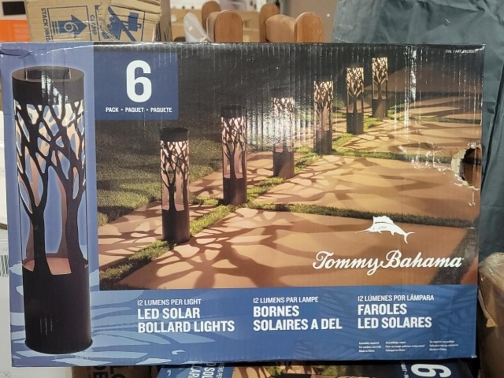 Tommy Bahama - 6 PK LED Solar Bollard Lights (In