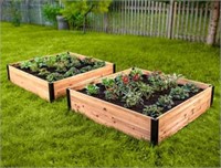 Vita - (2 Pack) 4' x 4' Garden Beds (In Box)