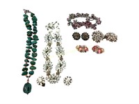 Costume Jewelry including decorative brooch and
