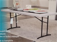 Lifetime - 6' Ft Foldable White Table