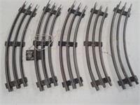 5 Piece - Metal Railroad Train Tracks