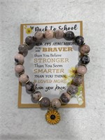 BACK TO SCHOOL GIFTS, NATURAL STONE SUNFLOWERS