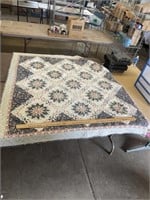 Quilt style blanket