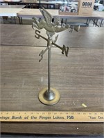 Brass angel weathervane tabletop decor
