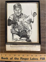 Signed Stan Musial print