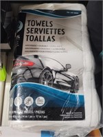 52 Pack - White Automotive Towels