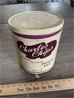 Charlie’s chips Tin