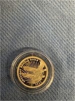 $2 1/4 ounce silver American double Eagle coin