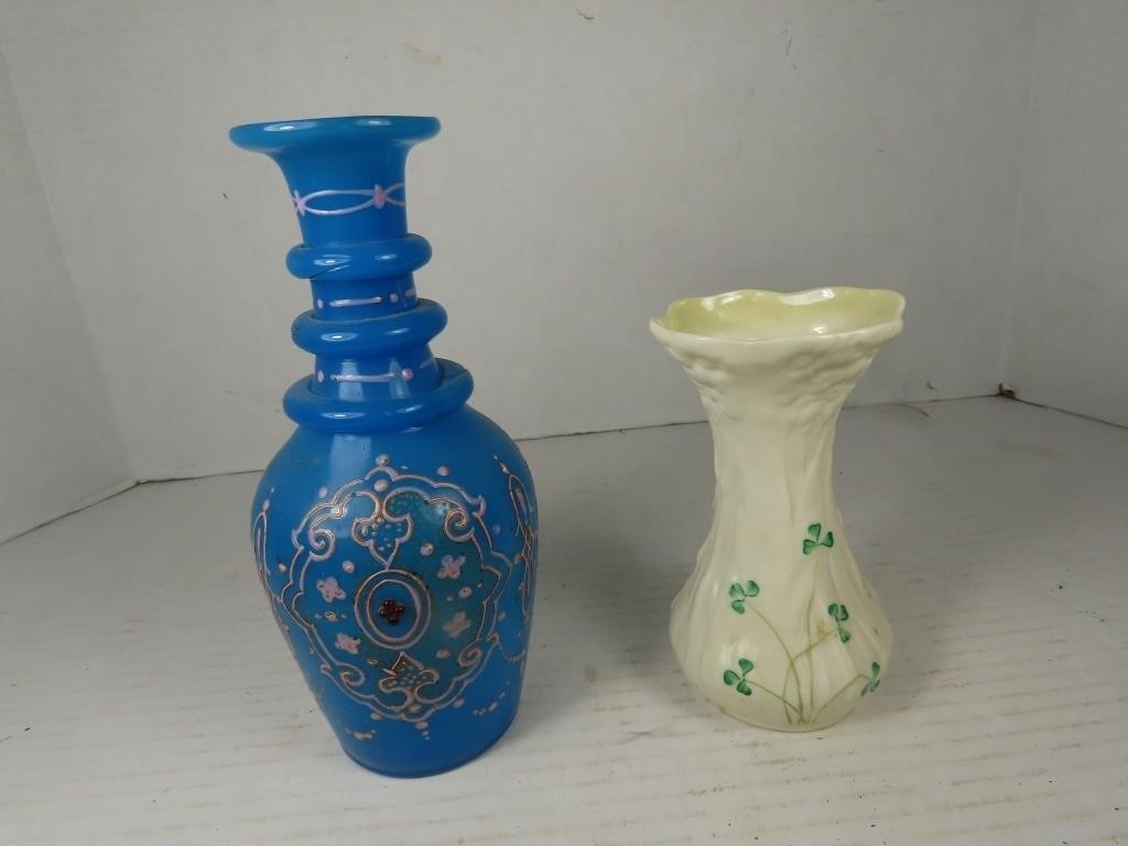 Hand Made Vase & Belleek