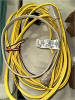 TAN EXTENSION CORD & YELLOW HOMEMADE EXTENSION
