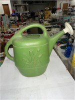 PLASTIC GREEN WATERING CAN