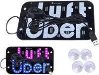 LED Signs on Windshield  8 Color  USB