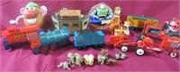17 VARIOUS CHILDRENS CHRISTMAS ORNAMENTS