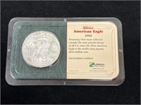 2002 American Silver Eagle in Littleton Packaging