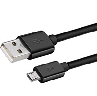 (5') Black USB Charging Cable