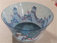 Snowman Christmas Candy Bowl