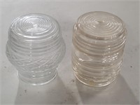 Two Vanity Light Covers