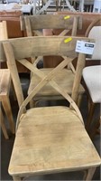 1 lot 2-Vintage wood chair