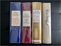 Henry Kissinger Book Lot, 4 Hardcover books