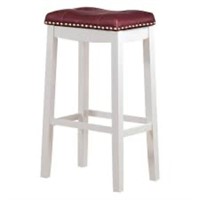 1 LOT 1-CAMBRIGE 29'' PADDED SADDLE STOOL WITHE