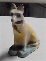 Vintage Color Dog Sculpture