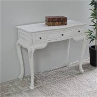 INTERNATIONAL CARAVAN WINDSOR CARVED WOOD DESK