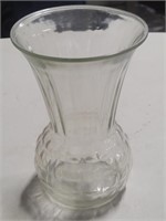Pressed Glass Flower Vase
